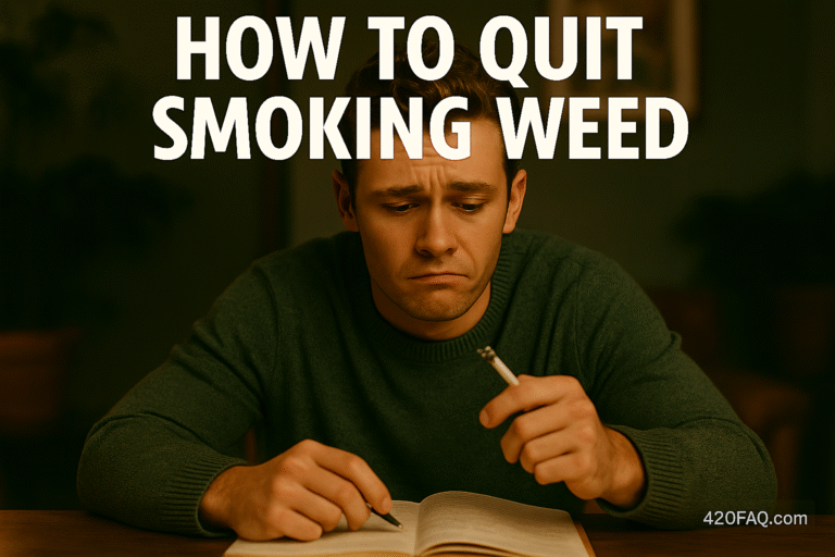 How to Quit Smoking Weed